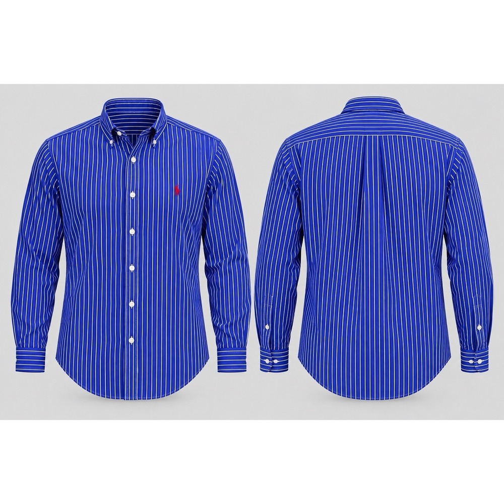 Polo Ralph Lauren Blake Button Up Shirt Mens XL Extra Blue Striped